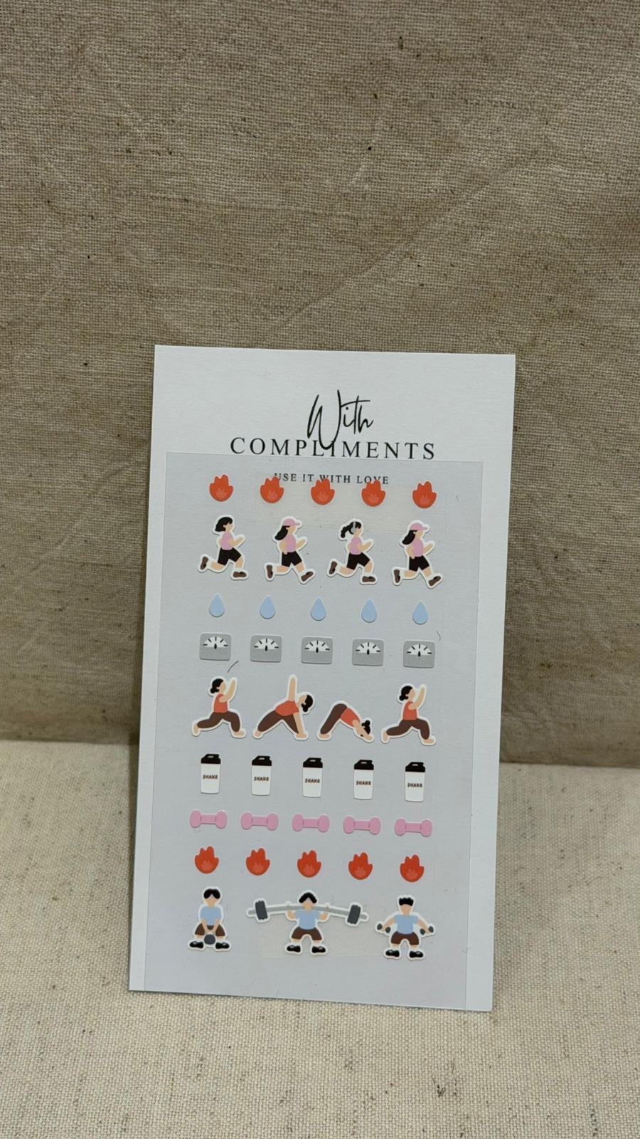 Korean calendar sticker