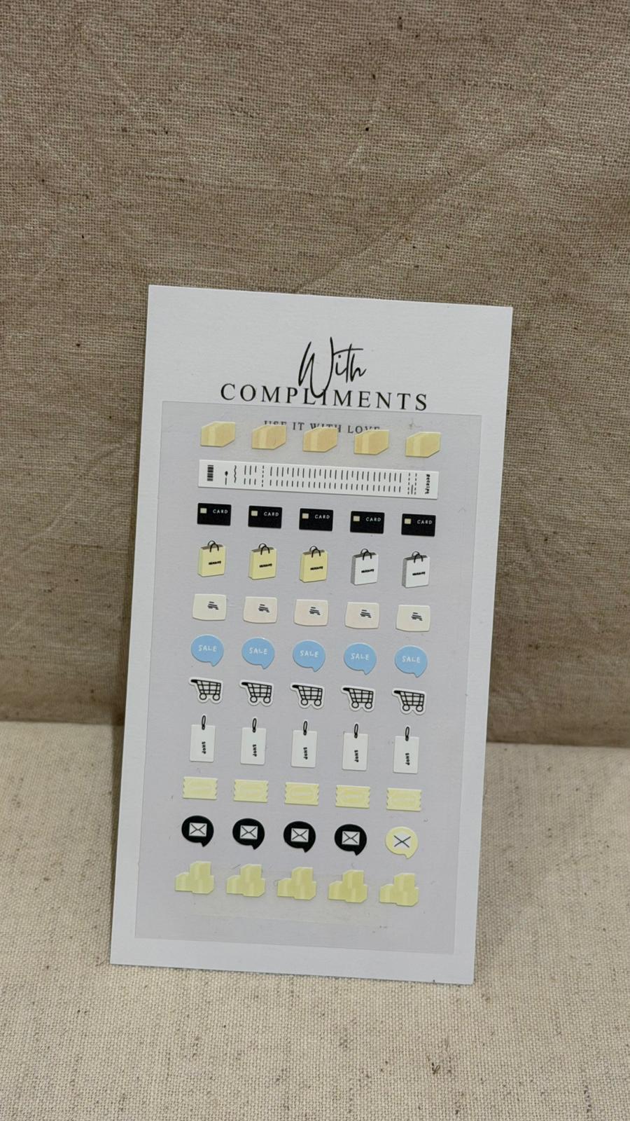 Korean calendar sticker