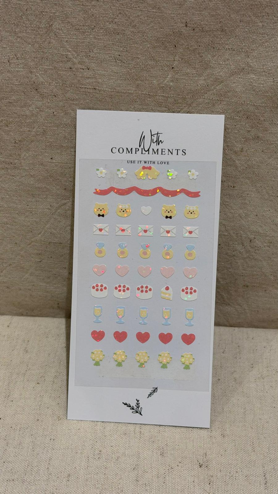 Korean calendar sticker
