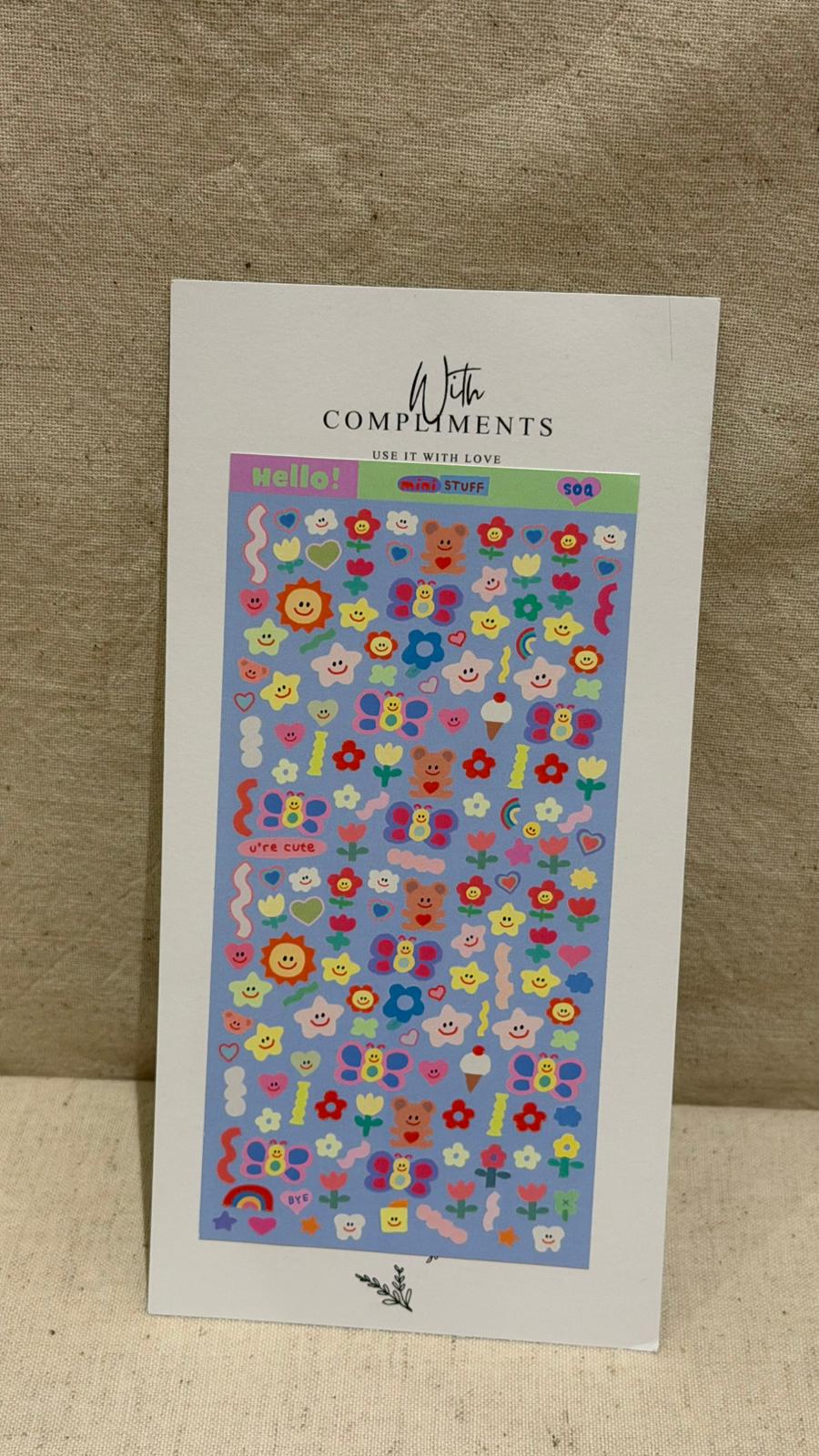 Korean calendar sticker