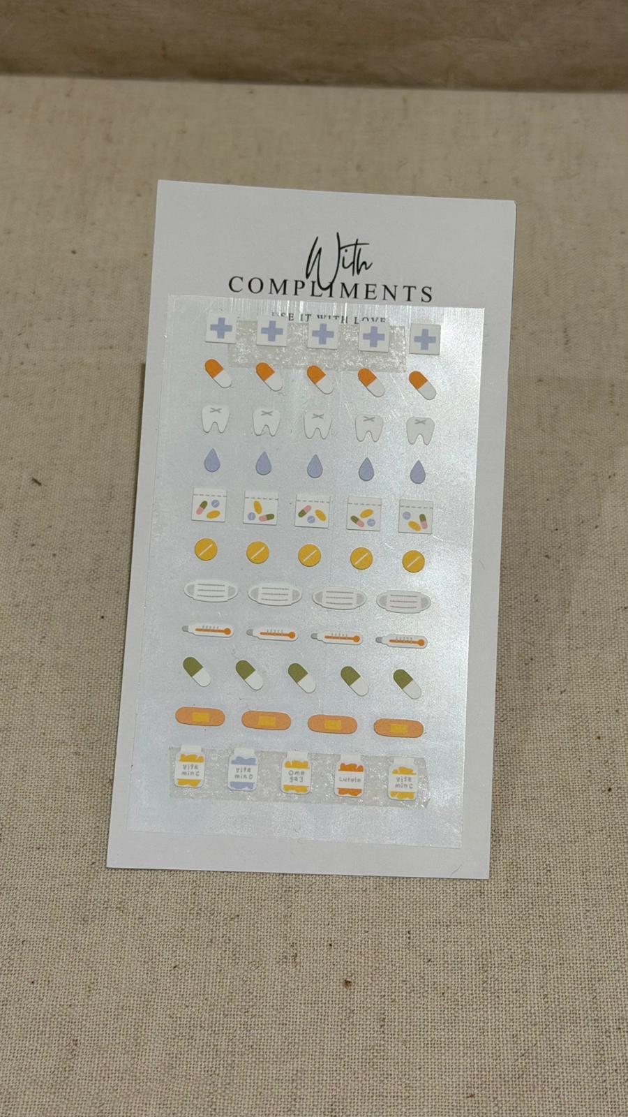 Korean calendar sticker