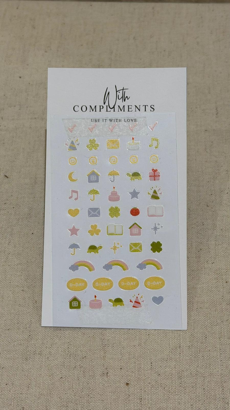 Korean calendar sticker